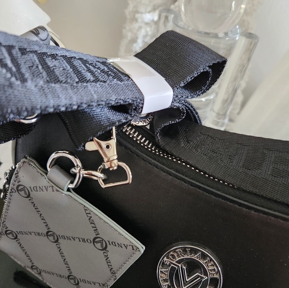 Valentino Orlandi Black Crossbody Shoulder Bag! New! Stunning! - Picture 7 of 13
